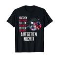 Eishockey Spruch Torhüter Torwart Trikot Puck Bluten Fallen T-Shirt