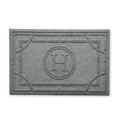 Water & Dirt Shield Portico Monogrammed Door Mat - Camel - Frontgate