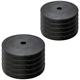 MAXSTRENGTH Rubber Weight Plates Disc Olympic 2" 5cm Hole Home Gym Strength Training Fitness Exercise 20kg & 40kg Kg Set (7.5kg x 8 = 60kg)