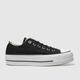 Converse all star lift ox trainers in black & white