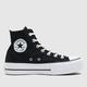 Converse all star lift hi trainers in black
