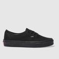 Vans authentic trainers in black