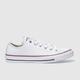Converse all star ox trainers in white