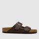 BIRKENSTOCK arizona sandals in brown