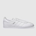 adidas gazelle trainers in white