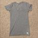 Pink Victoria's Secret Tops | Grey Victoria’s Secret Pink V-Neck T-Shirt | Color: Gray | Size: S