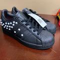 Adidas Shoes | Adidas Originals Superstar Studs Black Women Shoes | Color: Black/White | Size: 5.5