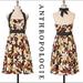 Anthropologie Dresses | Anthropologie Floral Midi Halter Dress | Color: Red/Yellow | Size: 2