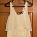 American Eagle Outfitters Dresses | Fringe Dress | Color: Cream | Size: 0