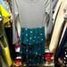 Lularoe Dresses | Lularoe Georgia Dress Like New Polka Dots | Color: Gray/Green | Size: S