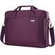 Voova Laptop Bag Case 17 17.3 Inch Computer Sleeve Messenger Bag with Shoulder Strap Expandable Waterproof Large Capacity Business Briefcase for Work Travel Fit 17-18 Inch Laptop, Women Lady-Purple