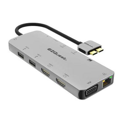 EZQuest 13-Port Ultimate USB-C Multimedia Hub Adap...