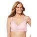 Plus Size Women's Stay-Cool Wireless T-Shirt Bra by Comfort Choice in Shell Pink (Size 50 DDD)
