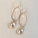 Anthropologie Jewelry | New Gold Plated Earrings Clear Stone &Gift Bag | Color: Gold | Size: Os