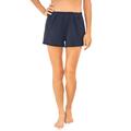 Plus Size Women's Wide-Band Swim Short by Swim 365 in Navy (Size 28) Swimsuit Bottoms