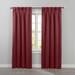 Wide Width BH Studio Room-Darkening Pinch Pleat Panel by BH Studio in Burgundy (Size 35" W 72" L) Window Curtain