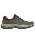 Skechers Men's Relaxed Fit: Respected - Loleto Sneaker | Size 11.0 | Brown | Textile/Leather