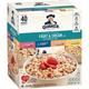 Quaker Instant Oatmeal Fruit & Cream, Variety Pack (40 Pk.) Net Wt 42.3 Oz