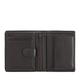 Nuvola Pelle Small Wallet for Men with Coin Pocket in Real Leather with Inner Zip Card Window Holder Dark Brown