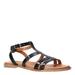 Bella Vita Ira-Italy - Womens 8 Black Sandal Medium