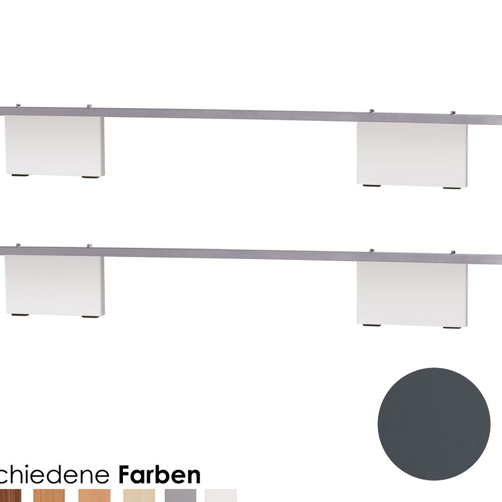 Hasena Movie-Line Füsse Vilo 2er-Set / 20 cm / 140 cm / Buche weiss lasiert, lackiert Image