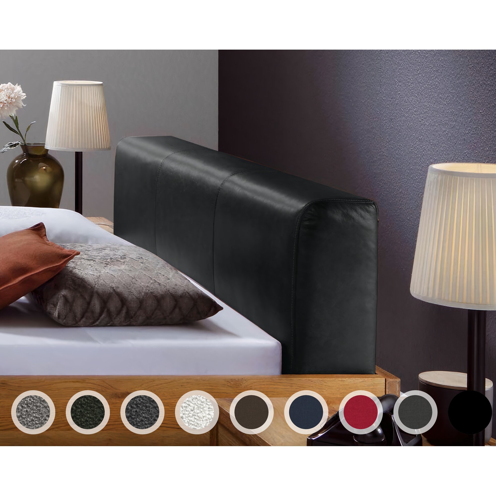 Hasena Wood-Line Kopfteil Ceneri 160 cm / PK3 Casual 331 Cannelle Image