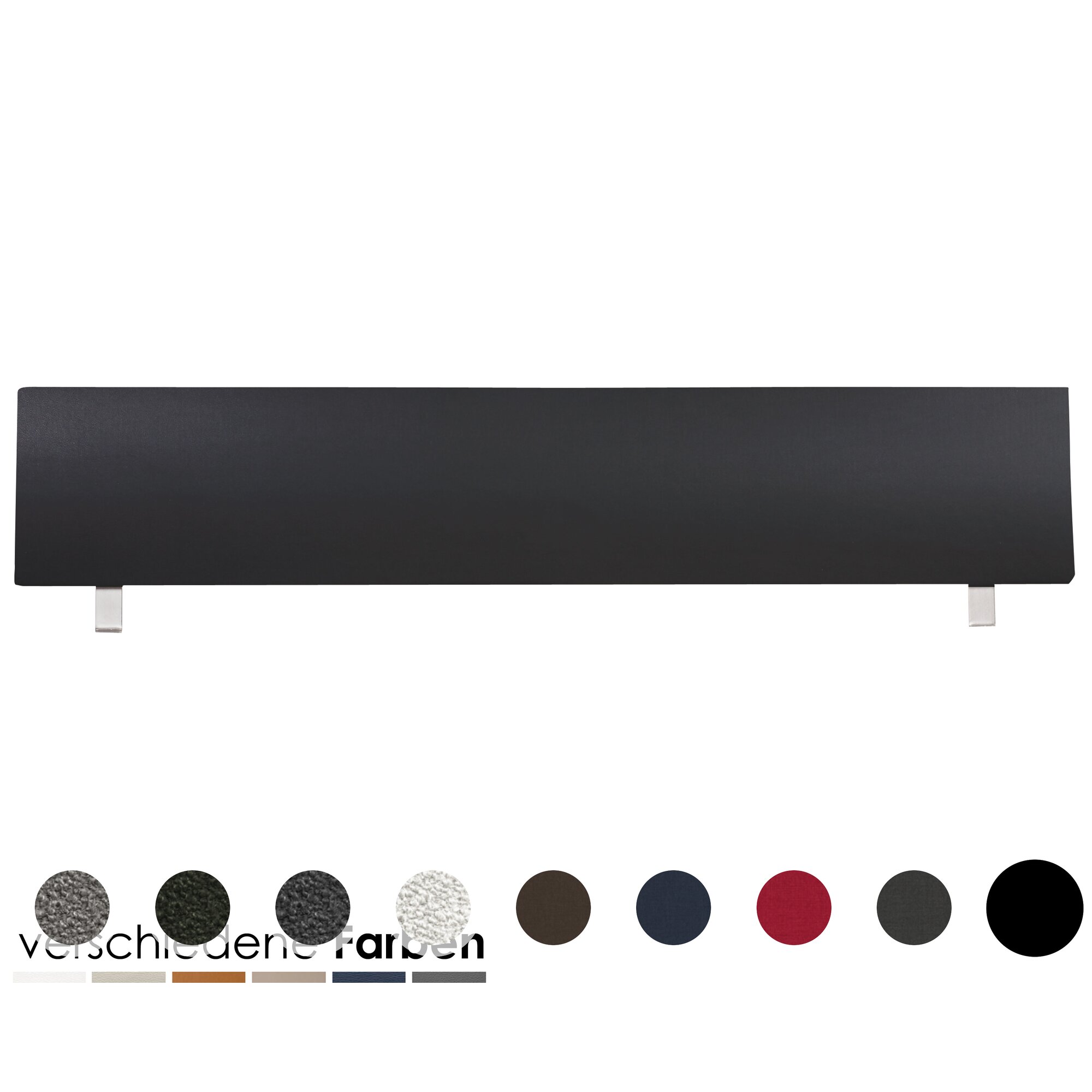 Hasena Soft-Line Kopfteil Lenio 120 cm / PK3 Campos 375 nero Image