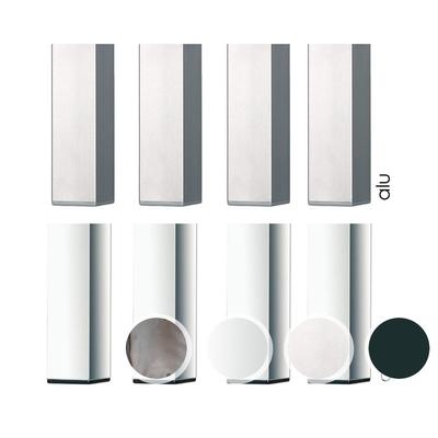 Hasena Soft-Line Füsse Caro 4er-Set / 20 cm / alu