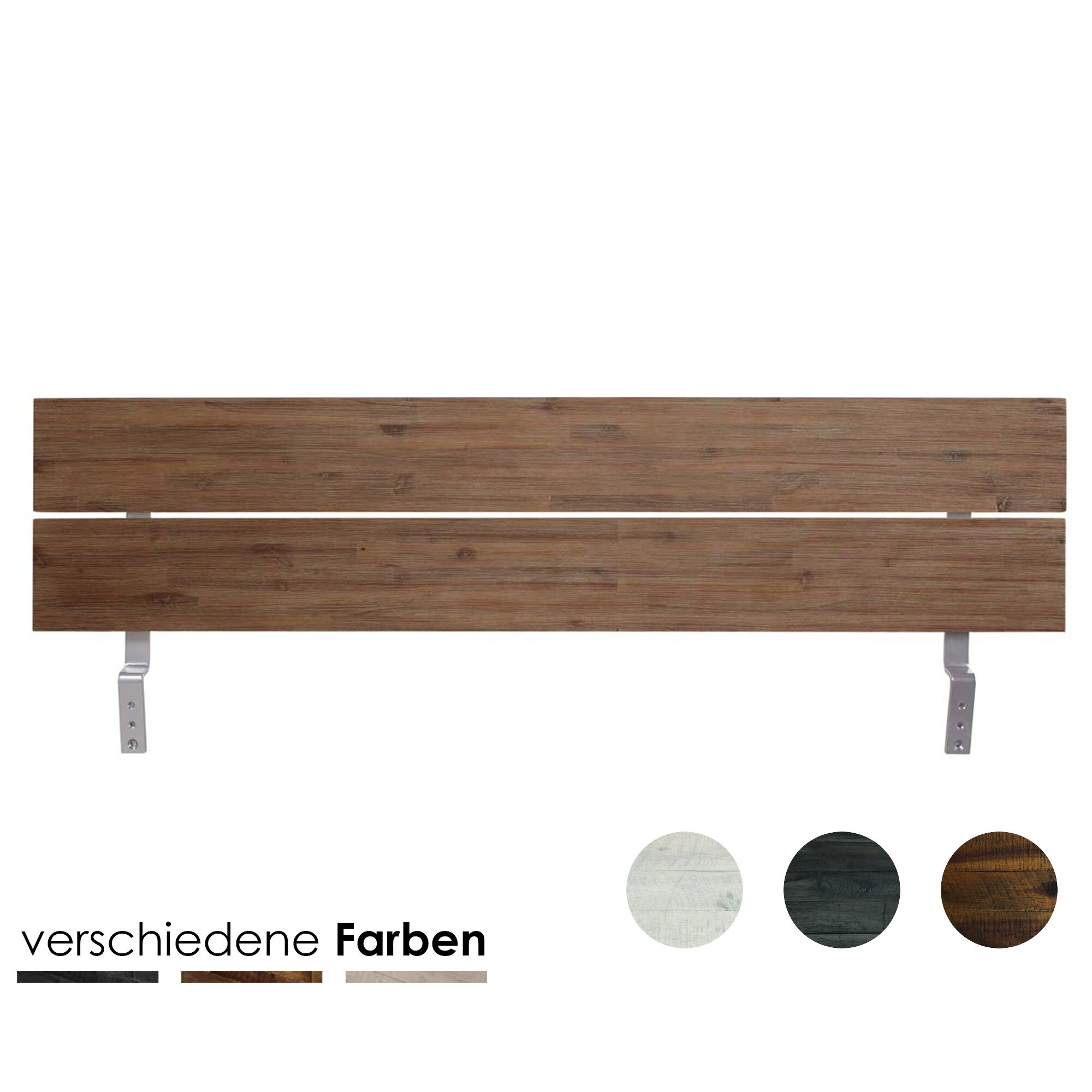 Hasena Factory-Line Kopfteil Arcada 160 cm / Akazie Vintage braun, lackiert