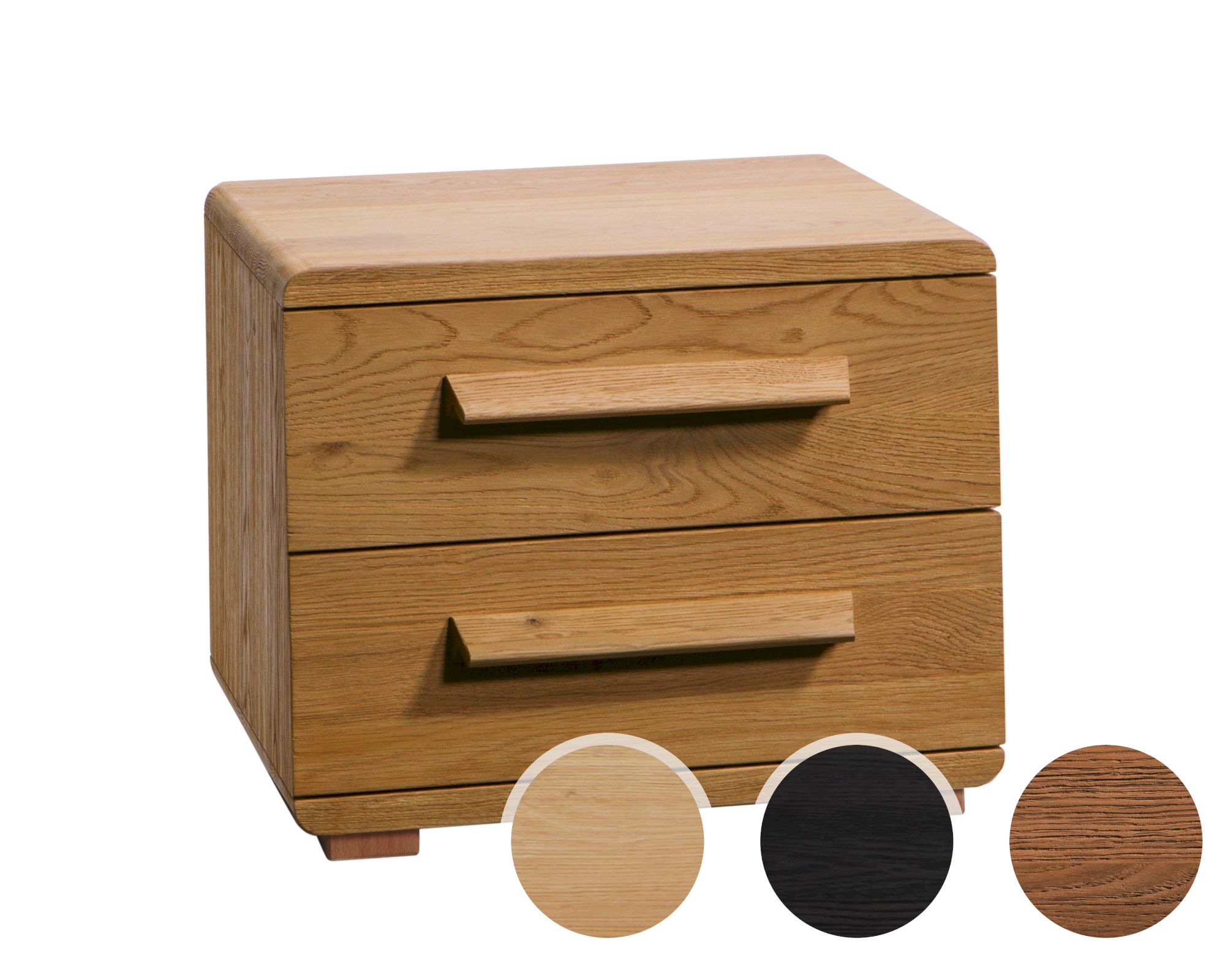 Hasena Oak-Line Nachttisch Noma Buche weiss deckend