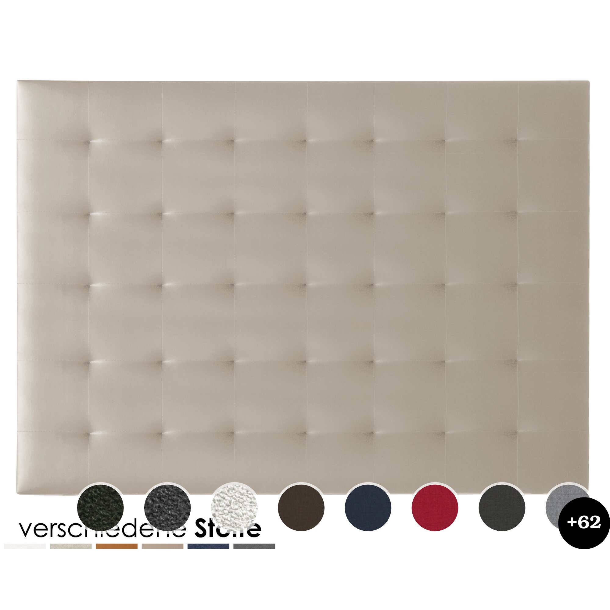 Hasena Boxspring Wandpaneele Sogno XL 201 cm / PK3 Alpina 390 Lightgrey Image