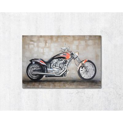 La Casa »Motorrad l« Ölbild handgemalt 120x80 cm auf Leinwand Image