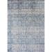 White 24 x 0.25 in Area Rug - Bokara Rug Co, Inc. Hand-Knotted High-Quality Beige & Dark Blue Area Rug Viscose | 24 W x 0.25 D in | Wayfair