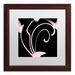 Trademark Fine Art 'Daring Deco III' - Picture Frame Graphic Art Print on Canvas Canvas | 16 H x 16 W x 0.5 D in | Wayfair ALI4379-B1616MF