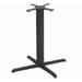 ERF, Inc. 41" Cross Table Base Cast Iron in Black/Gray | 41 H in | Wayfair ERP-OB3030-BAR