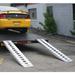 HD Ramps Aluminum Car Trailer Auto Hauler Loading Ramps Hook End Metal in Gray | 2 H x 15 W x 48 D in | Wayfair 05-15-048-04