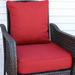 Latitude Run® Outdoor Seat/Back Cushion Synthetic in Red | 4 H x 8.5 W in | Wayfair 0AF47531D56F4AE69BB083EA3DD12B63