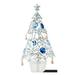 The Holiday Aisle® 24K Plated Christmas Tabletop Tree Metal in Gray | 6.5 H x 3 W x 3 D in | Wayfair B6E210A06CDE4F81AE8FCA5AEE253CCA