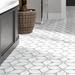 Supreme Tile Corola 8" x 9.25" Porcelain Wall & Floor Tile Porcelain in Gray | 8.9 H x 7.7 W x 0.39 D in | Wayfair CO-GRH8