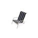 Latitude Run® Gardenella Beach Chair Metal in Black/Brown | 30 H x 24 W x 32.5 D in | Wayfair 3E9B0CD0838C455DACCD461029668C04