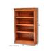 Three Posts™ Alfonso Standard Bookcase Wood in Red | 48 H x 30 W x 13 D in | Wayfair D58CD8E32BE04085B11DB93C7DDA6667