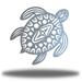 Bayou Breeze Brashears Sea Turtle Metal in Gray | 24 H x 22.5 W x 0.06 D in | Wayfair 32725D3AAF9547059F5EF6A1F0B5DA40