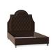 My Chic Nest Amanda Upholstery Standard Bed Upholstered in Brown | 64 H x 74 W x 90 D in | Wayfair Amanda Bed-554-1041-1140-Old Gold-CK