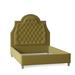 My Chic Nest Amanda Upholstery Standard Bed Upholstered in Green | 64 H x 74 W x 90 D in | Wayfair Amanda Bed-554-1071-1130-Old Gold-CK