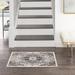 Brown/Gray 63 x 0.25 in Area Rug - Charlton Home® Berendt Oriental Gray/Ivory/Brown Area Rug Polyester/Polypropylene | 63 W x 0.25 D in | Wayfair