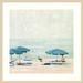 Joss & Main If Its the Beaches II by Emma Scarvey - Picture Frame Painting Print Paper, Solid Wood in Blue/Brown | 33 H x 33 W x 1 D in | Wayfair