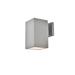 Mercury Row® Addilynn 2 - Light Outdoor Armed Sconce Aluminum/Metal in Gray | 7.88 H x 4.75 W x 9.3 D in | Wayfair 23C8B2FC35AB497DB913B6385AC4A95F