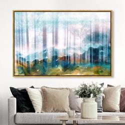 Millwood Pines Beautiful Morning Shades by Oliver Gal - Graphic Art Print on Canvas in Black | 30 H x 45 W x 1.5 D in | Wayfair