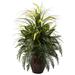 Bay Isle Home™ Pembroke 25.5" Artificial Foliage Plant in Planter Silk/Wood/Plastic in Brown | 36 H x 26 W x 26 D in | Wayfair BCHH9178 41969929