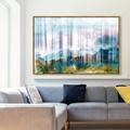 Millwood Pines Beautiful Morning Shades by Oliver Gal - Graphic Art Print on Canvas in White/Brown | 36 H x 54 W x 1.5 D in | Wayfair